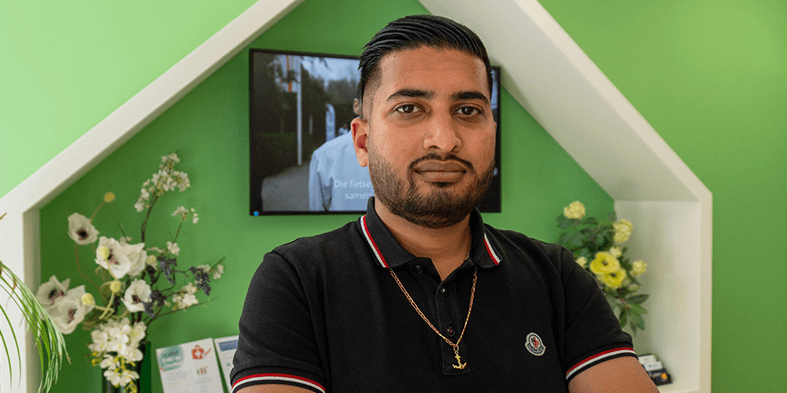 Portretfoto van Wikash Lachman, adviseur bij Univé