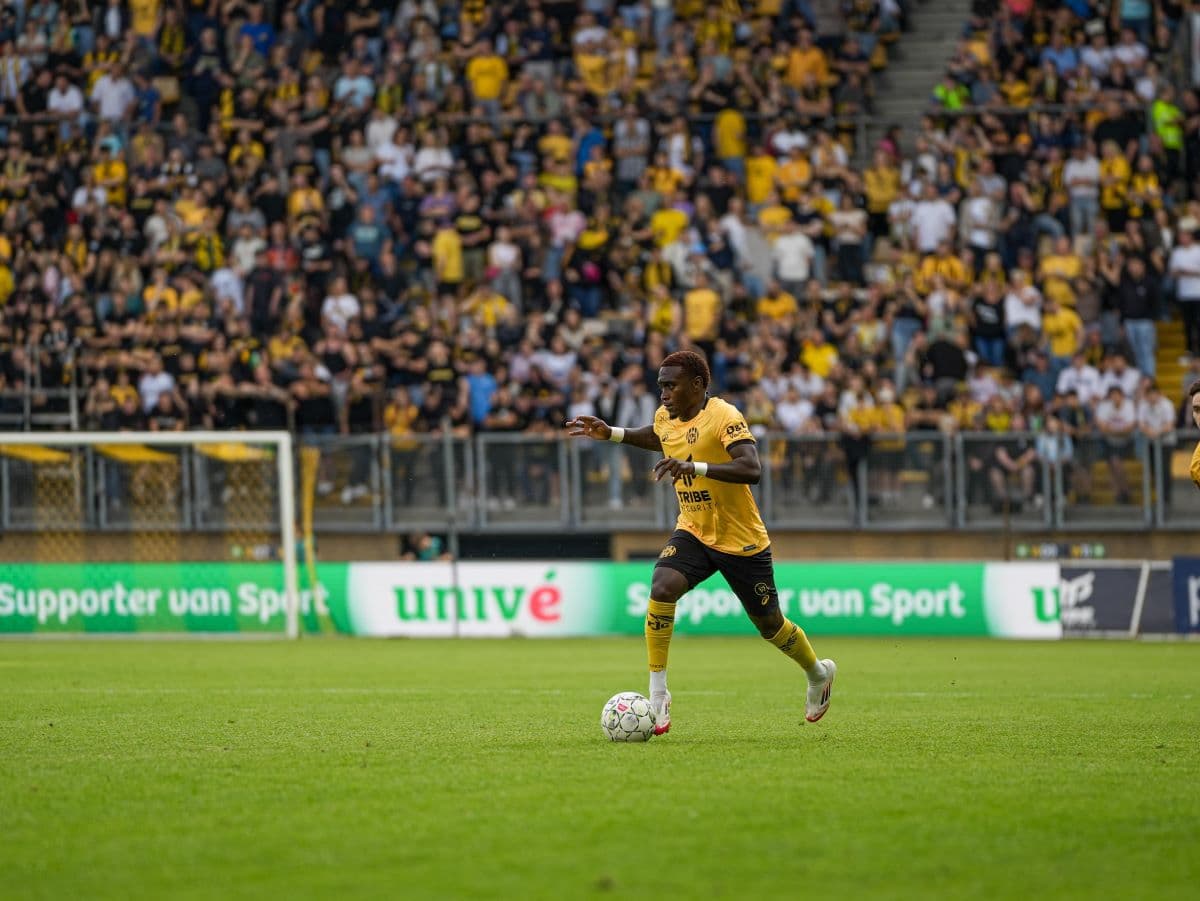 Speler van Roda JC in actie